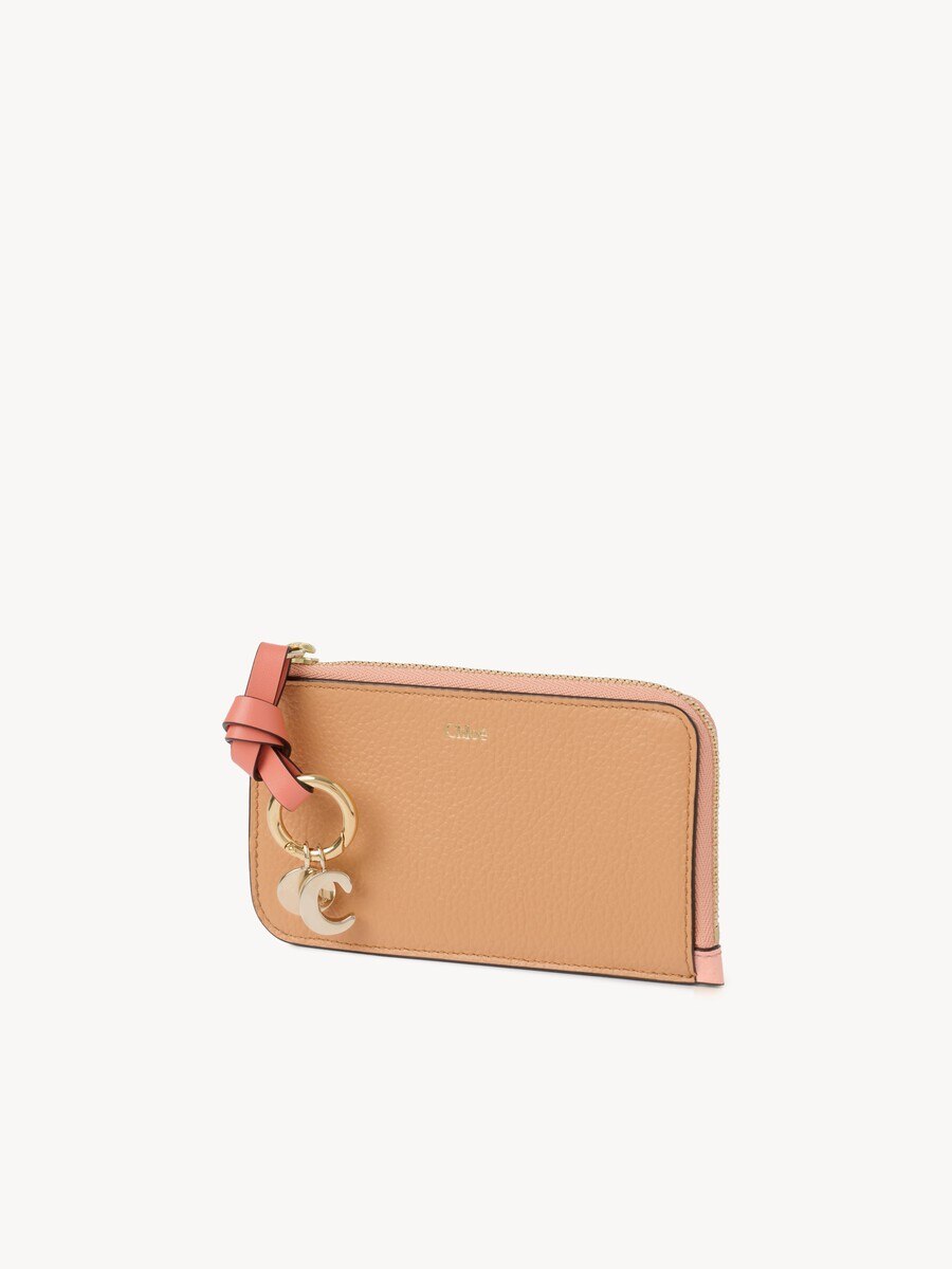 Alphabet wallet in grained leather - 3