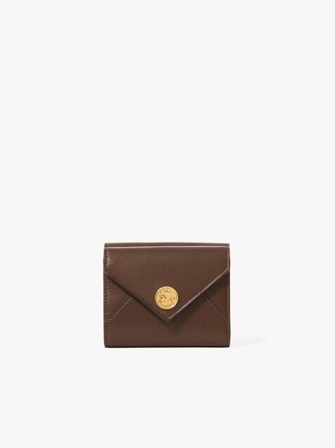 Monedero tarjetero Envelope peque&ntilde;o de ante suave