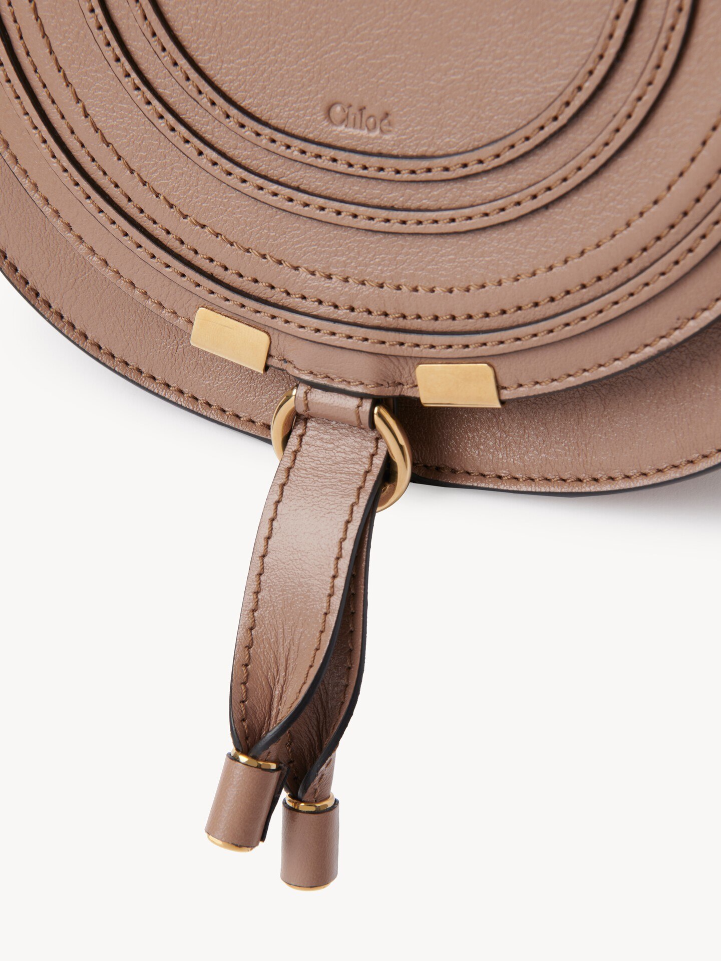 Small Marcie saddle bag in shiny leather - 8