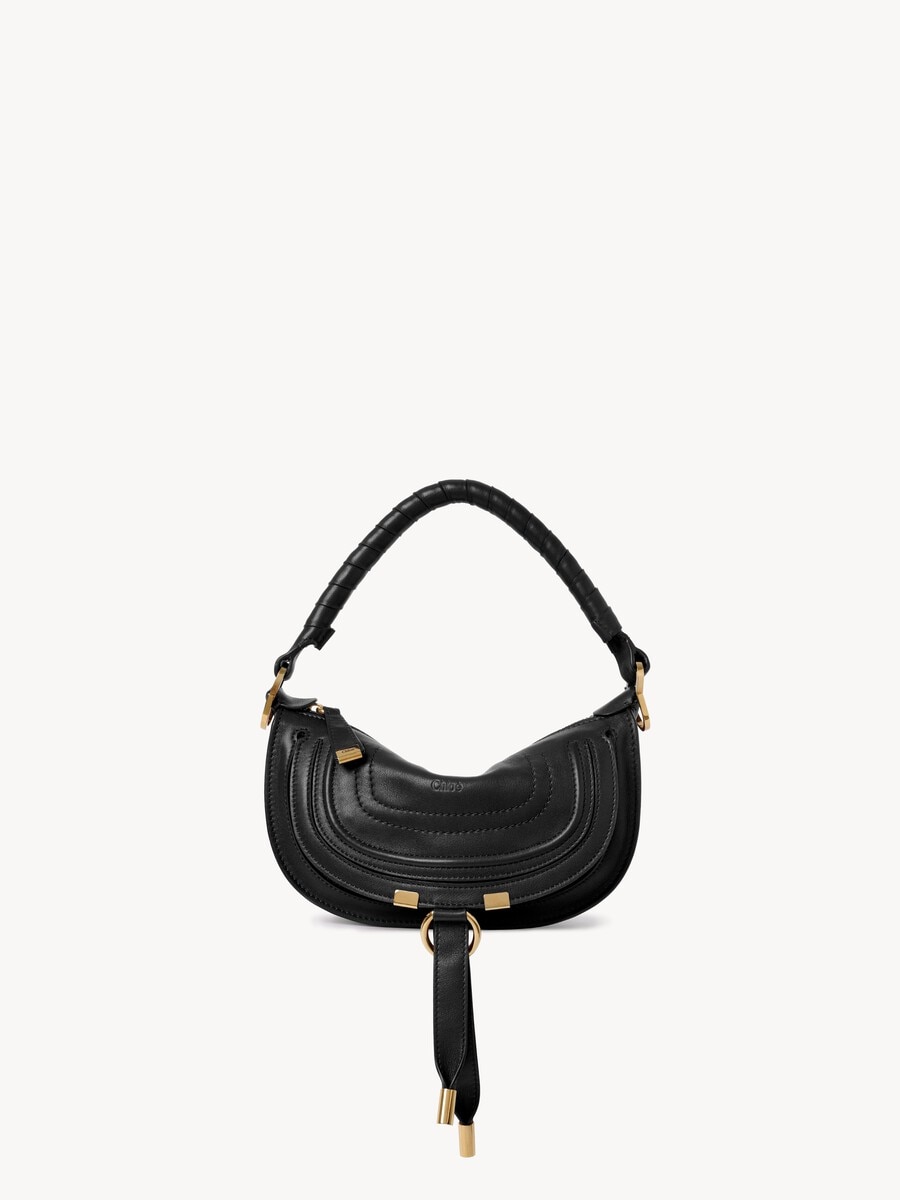 Mini Marcie shoulder bag in soft leather - 1