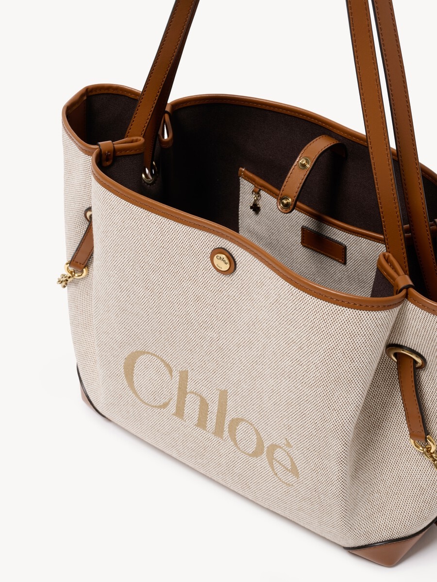 Chlo&eacute; Clover double carry bag in canvas - 7