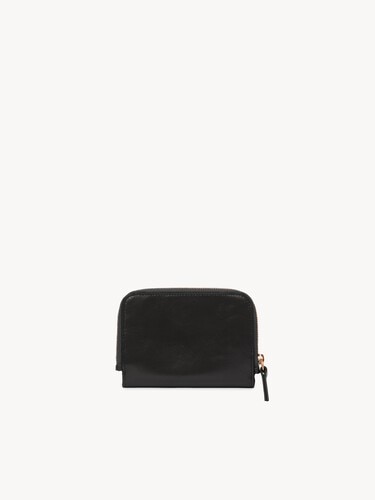 Alphabet bi-fold wallet in shiny leather - 5