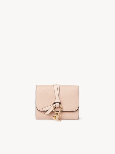 Small Alphabet tri-fold in grained leather - 2