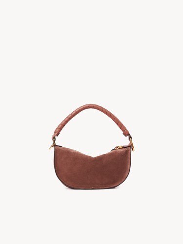 Mini Marcie shoulder bag in suede leather - 5