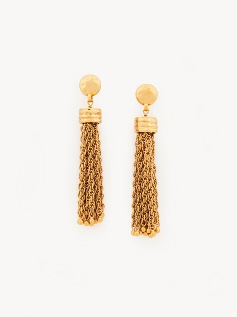 The Chlo&eacute; Pompoms earrings
