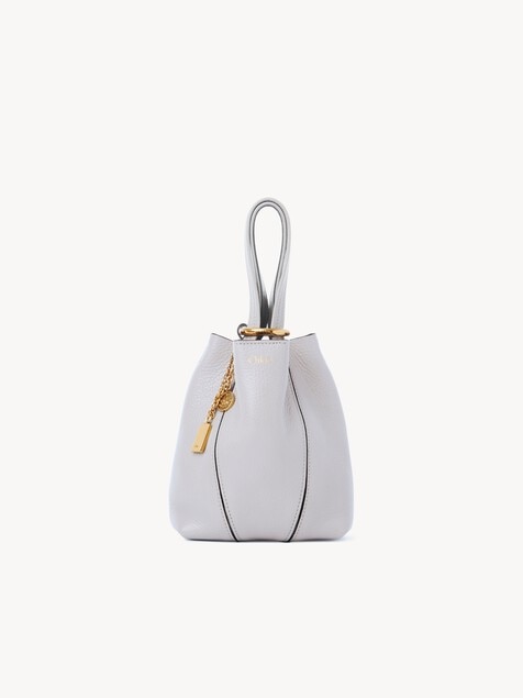 Small Chlo&eacute; Spin tote bag in grained leather
