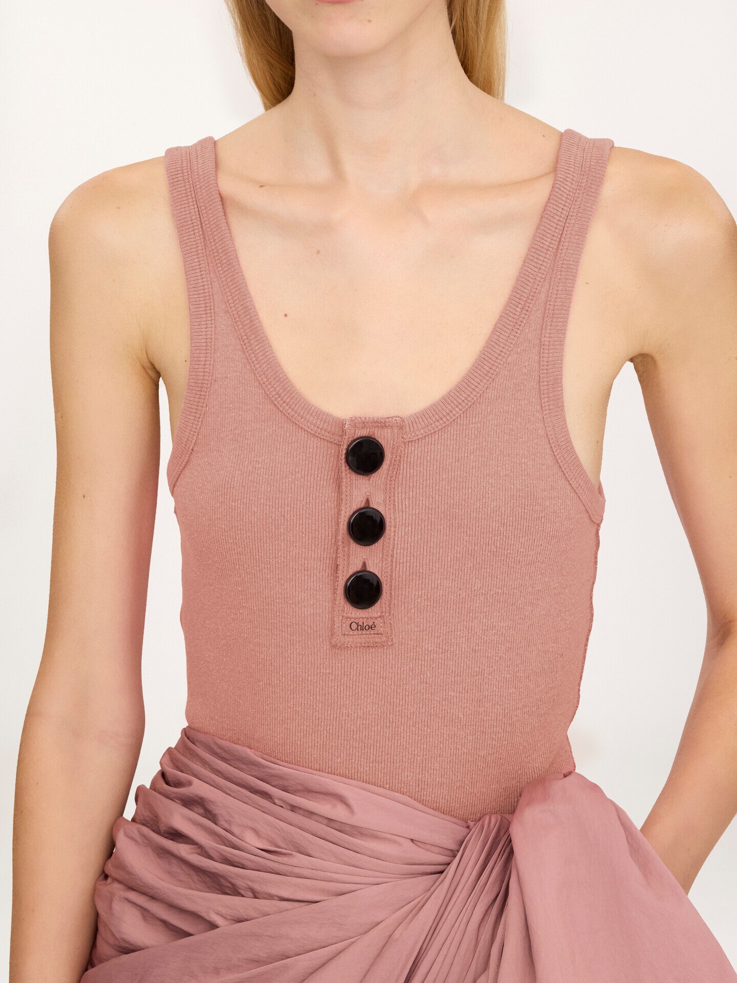 D&eacute;bardeur henley en jersey de coton - 5.0