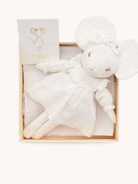 Peluche souris b&eacute;b&eacute;