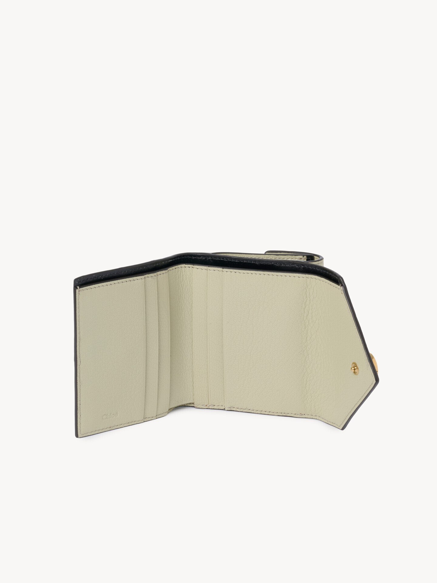 Petit portefeuille &agrave; trois volets Envelope en cuir grain&eacute; - 5