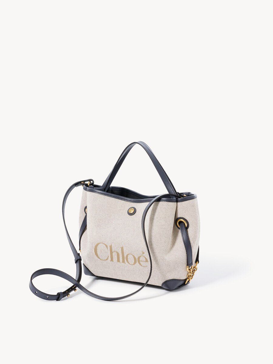 Small Chlo&eacute; Clover double carry bag in canvas - 4