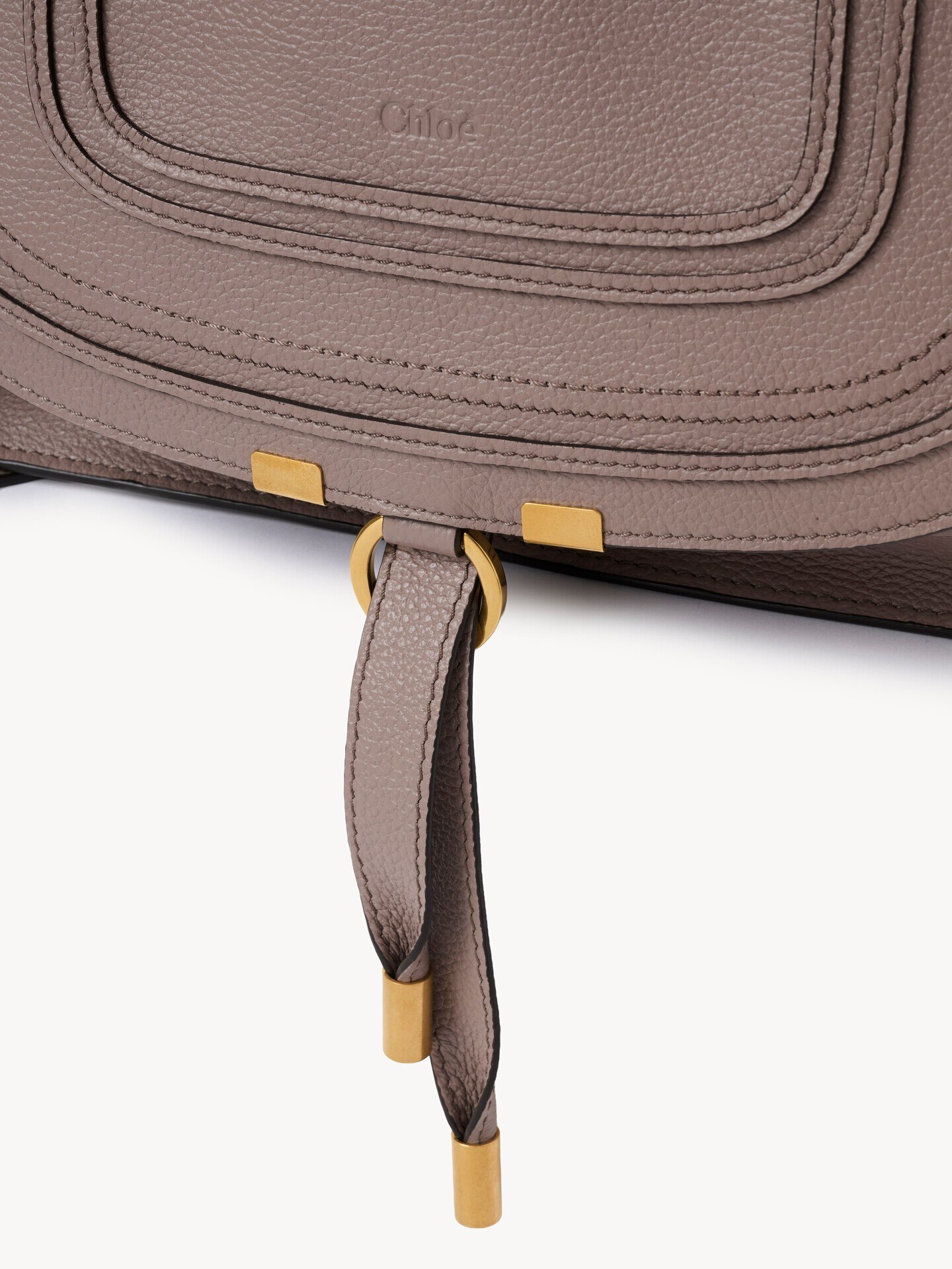 Sac Marcie en cuir grain&eacute; - 7