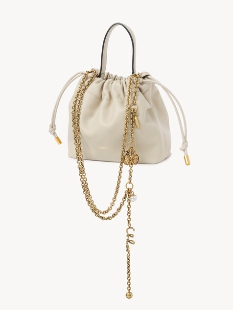 チェーン付きソフトレザー製Chlo&eacute; Iconsミニショルダーバッグ