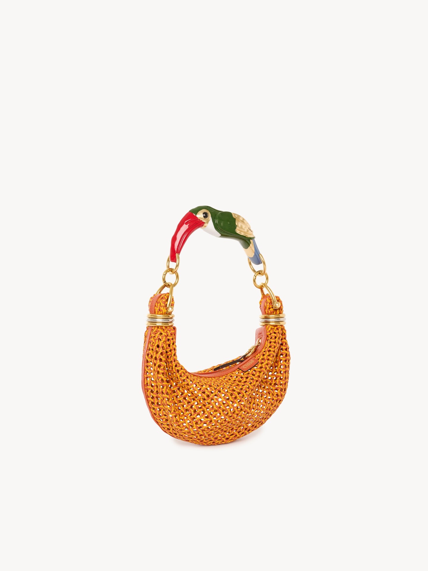 Small Bracelet Hobo bag in braided leather - 4