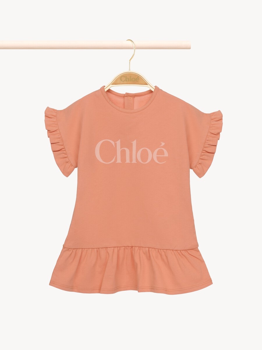 Baby short-sleeve logo dress - 1
