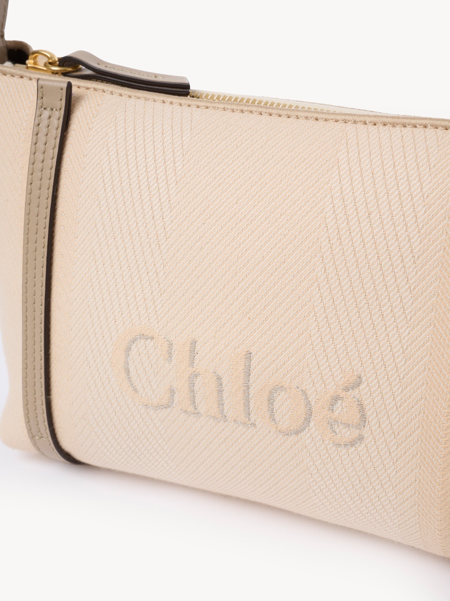 Chlo&eacute; Carry shoulder bag in canvas - 12