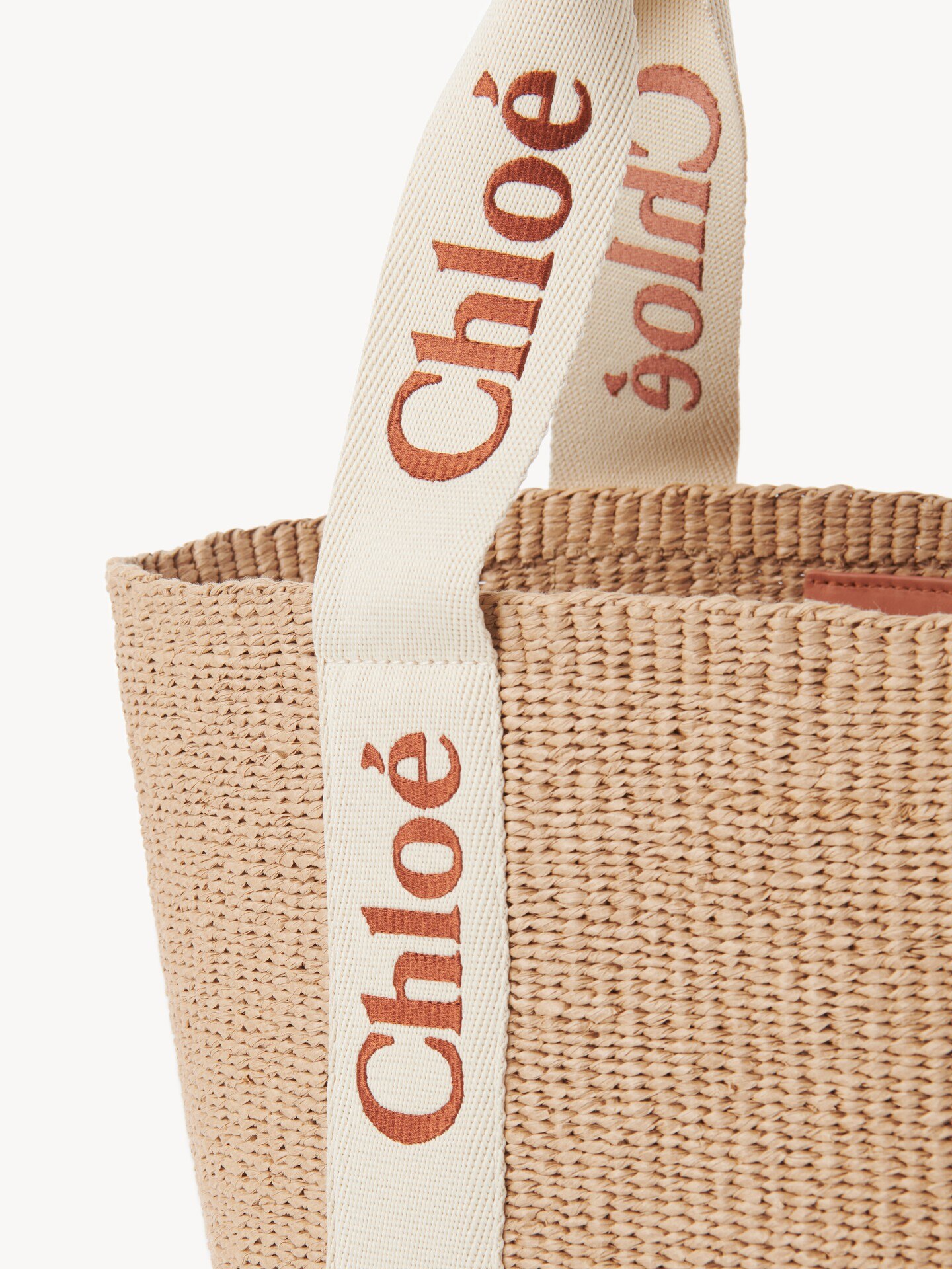 Large Woody basket in natural fibres - 7