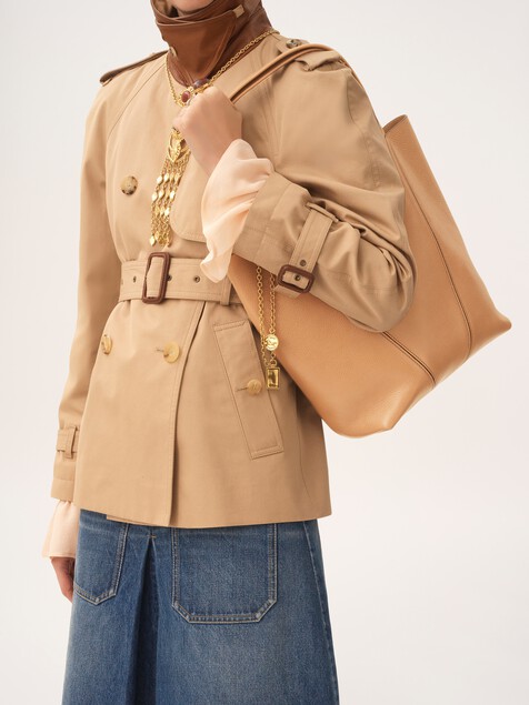 Chlo&eacute; Spin tote bag in grained leather