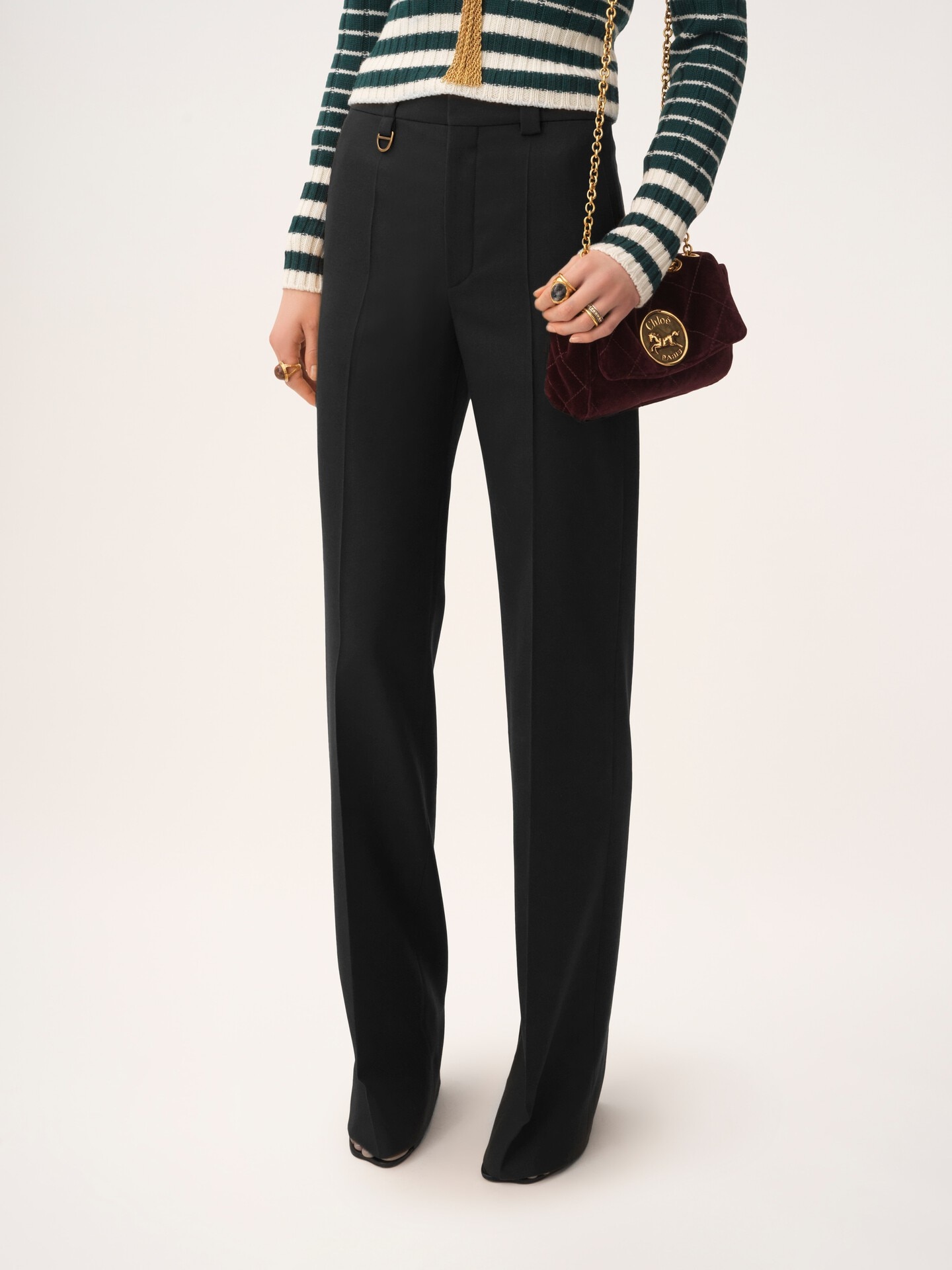 Pantalon de costume en laine grain de poudre - 6