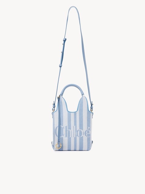 Mini Chlo&eacute; Stripy tote bag in jacquard
