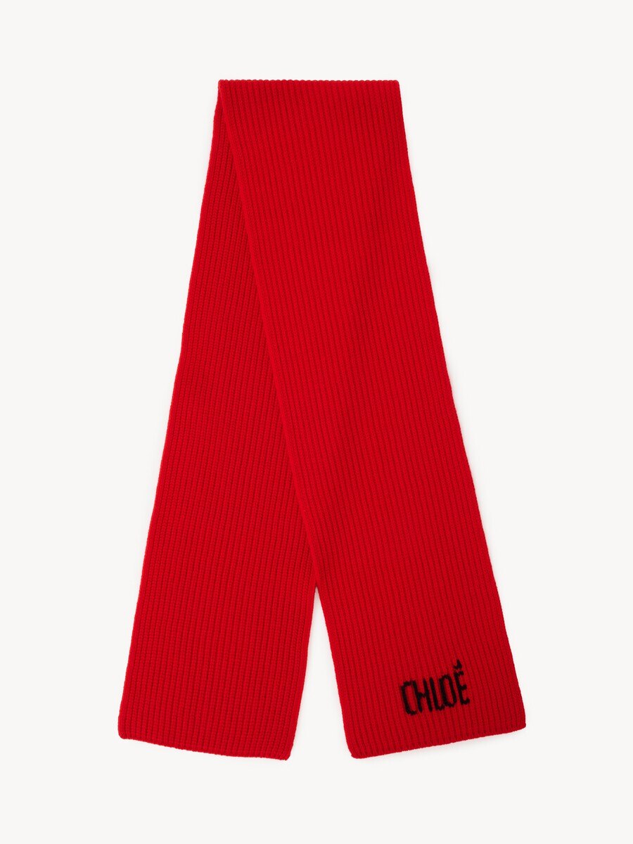 The Chlo&eacute; Joyful scarf in wool & cashmere - 1