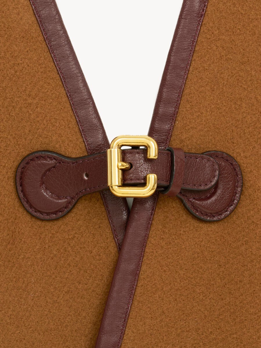ウール製のChlo&eacute; Paddington ケープ  - 4