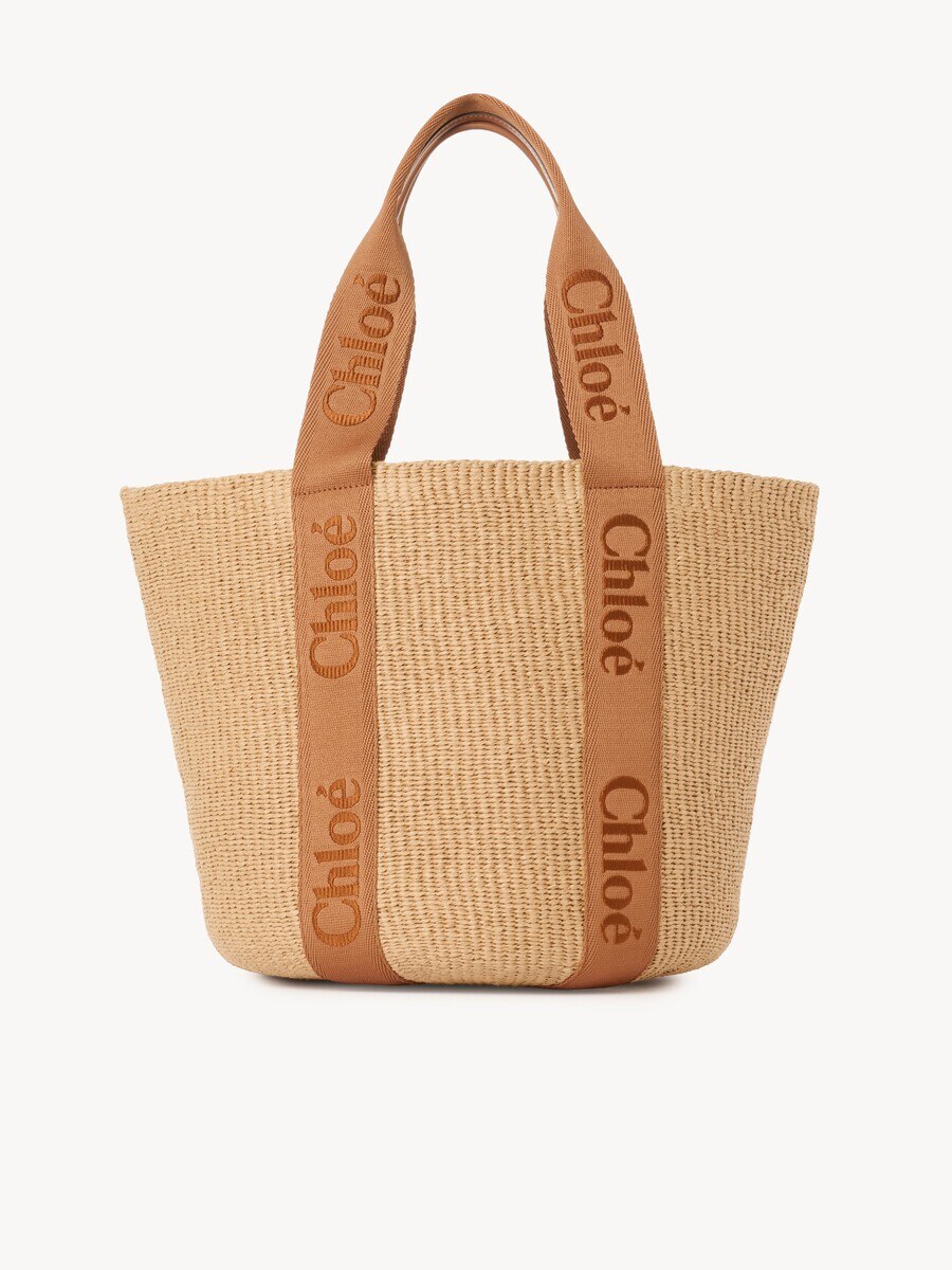 Large Woody basket in natural fibers - 2