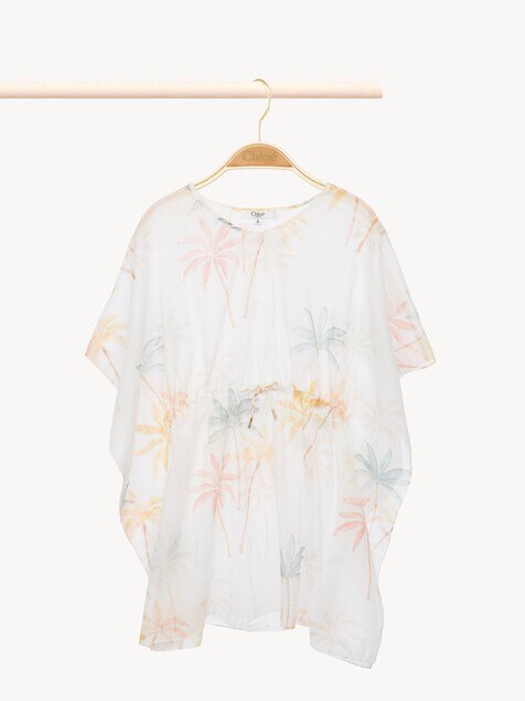 Kids' short-sleeve beach dress