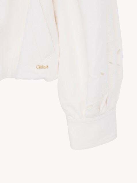 Chaqueta fruncida infantil