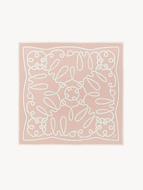 Bandana Chlo&eacute; Iconic en coton et soie