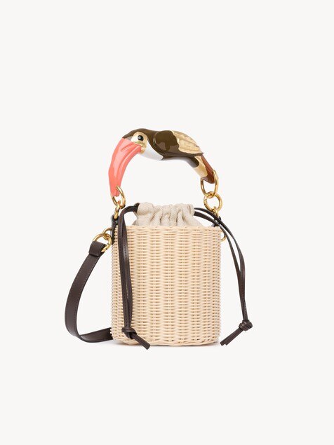 Sac seau Chlo&eacute; Tropicus en osier