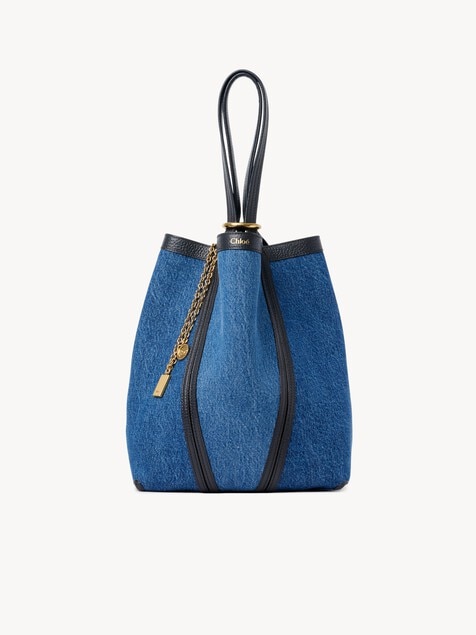 Chlo&eacute; Spin tote bag in denim