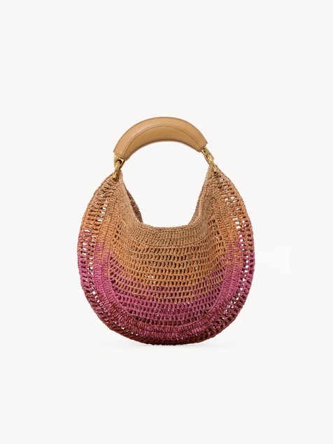 Summer Banana hobo bag in raffia