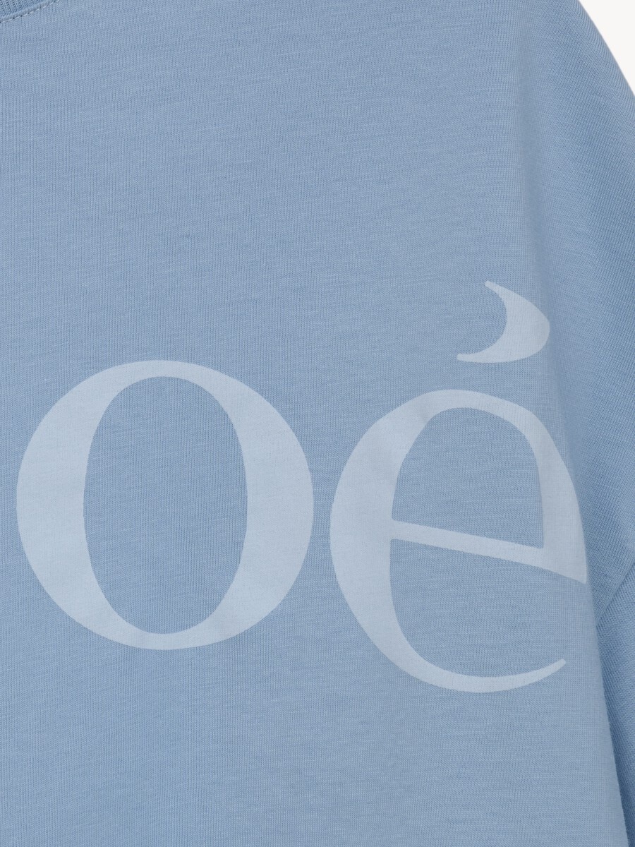 Camiseta cropped con logotipo infantil - 4