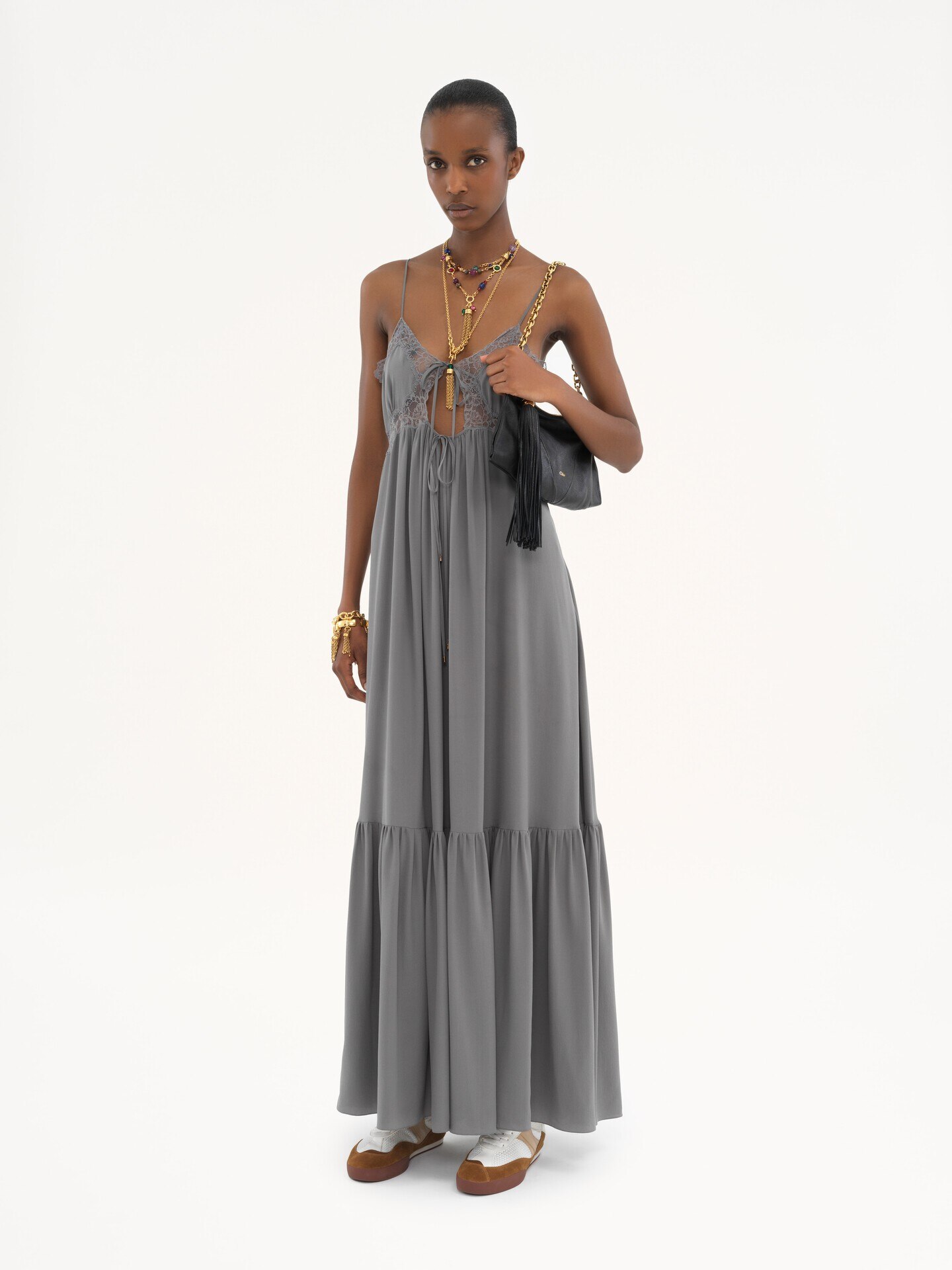 Small Chlo&eacute; Foulard shoulder bag in grained leather - 8