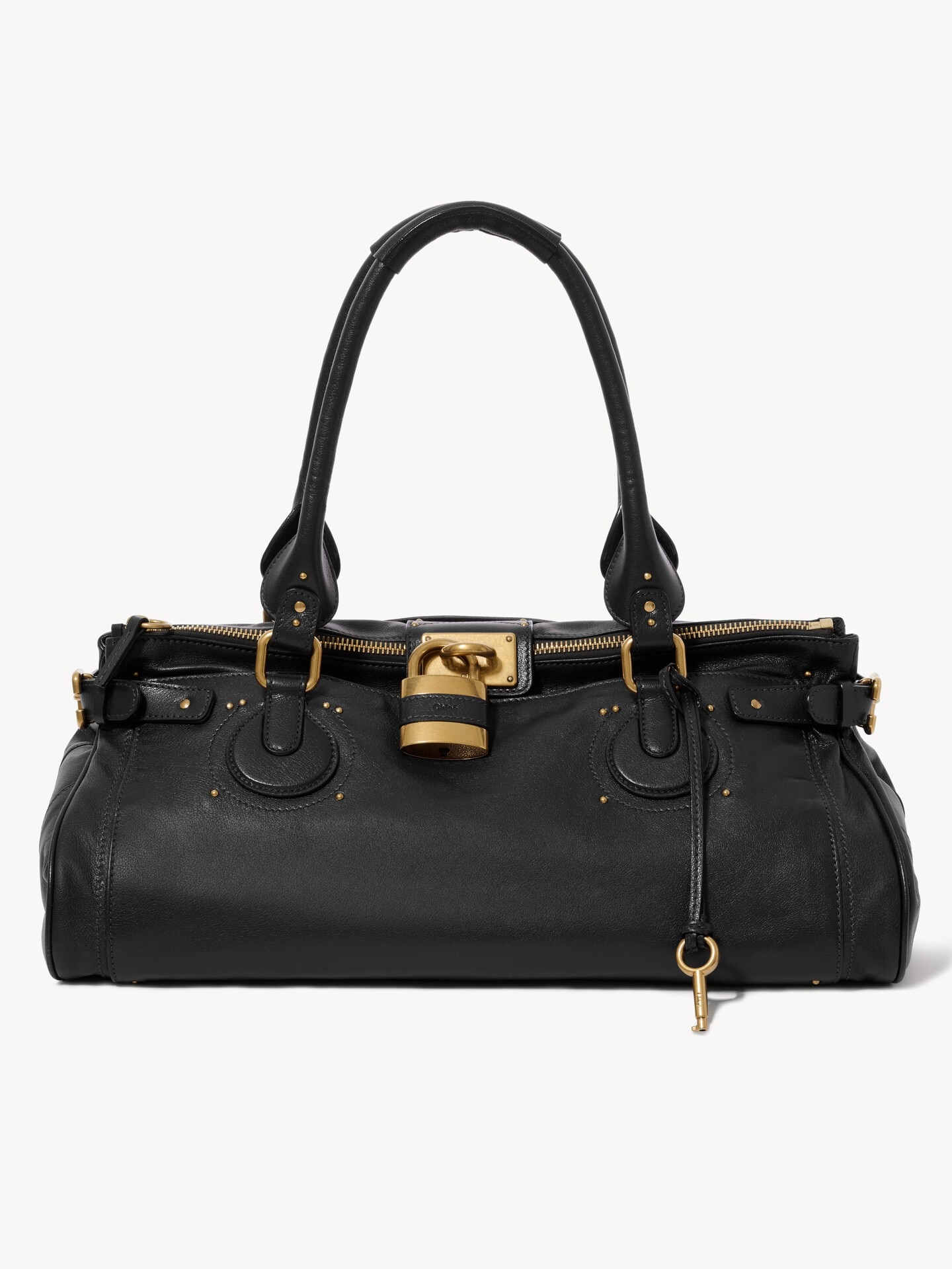 XL Paddington weekender bag in grained leather - 1.0