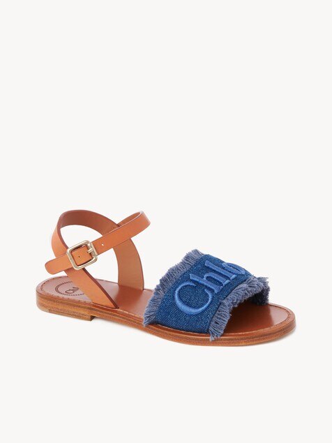Kid's denim sandals