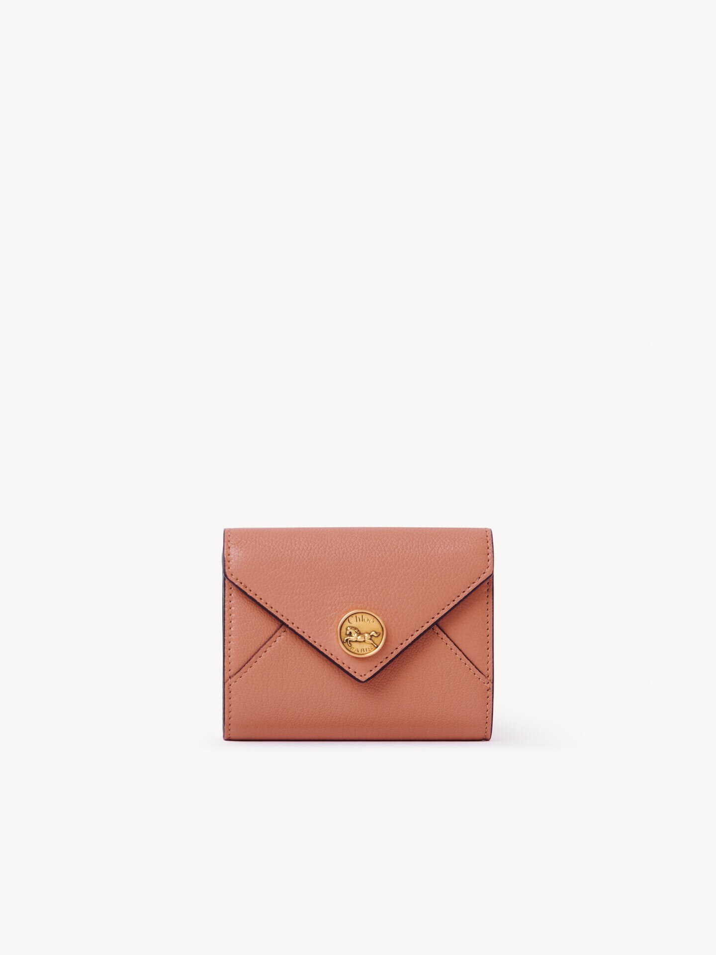 Small Envelope tri-fold in grained leather - 2