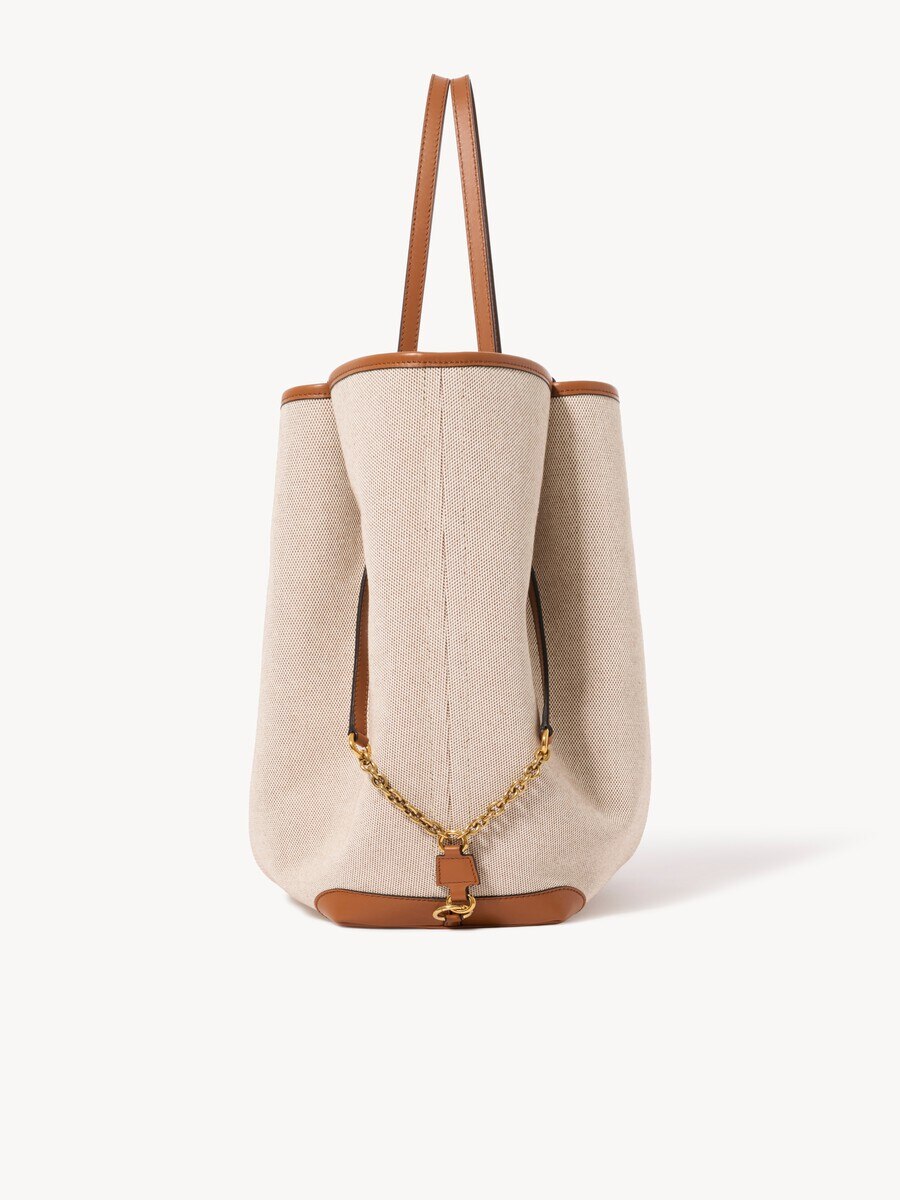 Large Chlo&eacute; Clover double carry bag in canvas - 7
