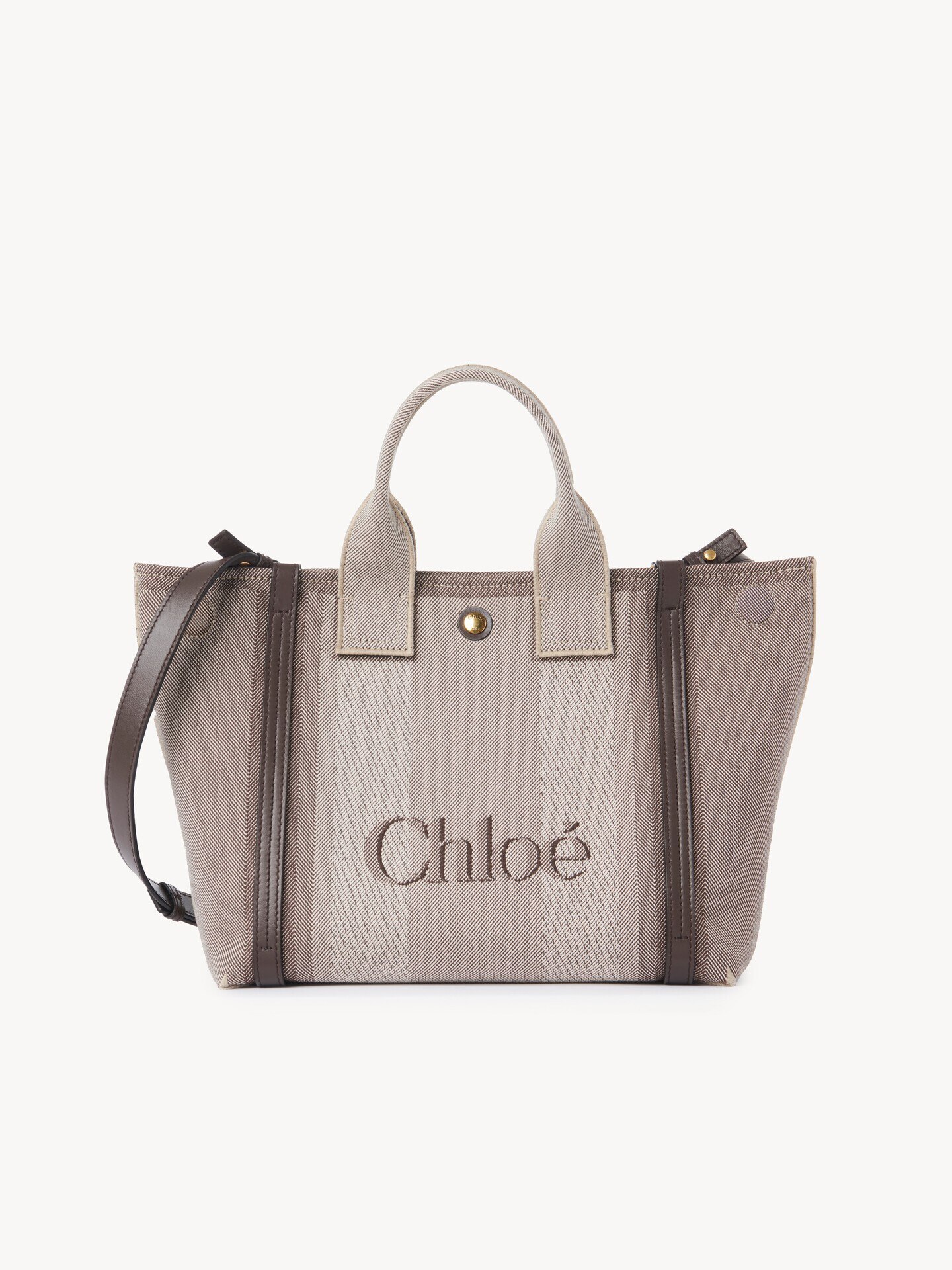キャンバス製Chlo&eacute; Carryスモールトートバッグ - 7