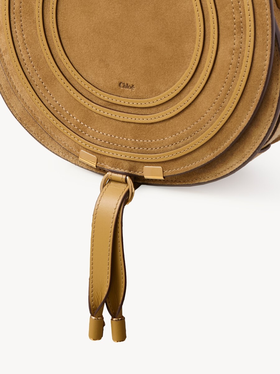 Bolso saddle Marcie de ante - 6