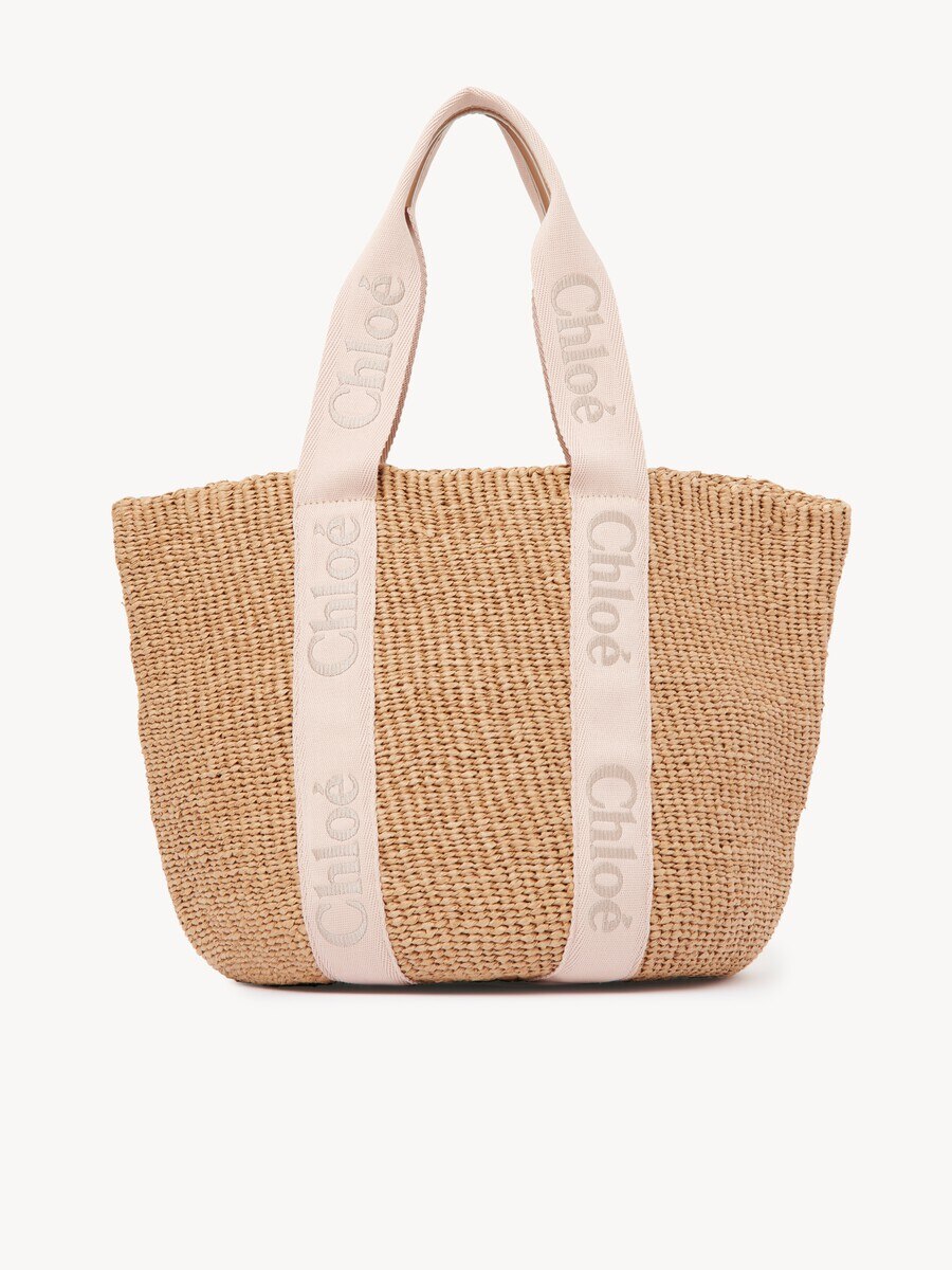 Large Woody basket in natural fibres - 2