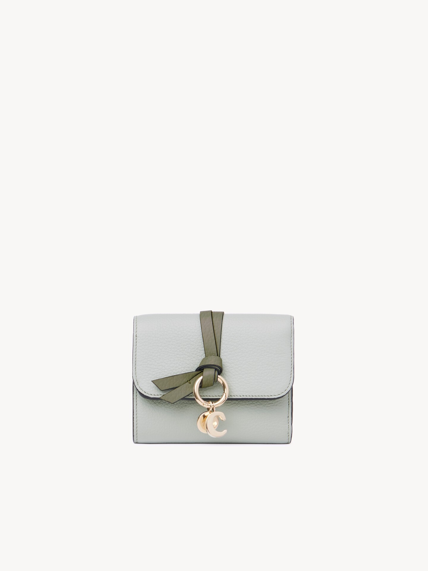 Small Alphabet tri-fold in grained leather - 2