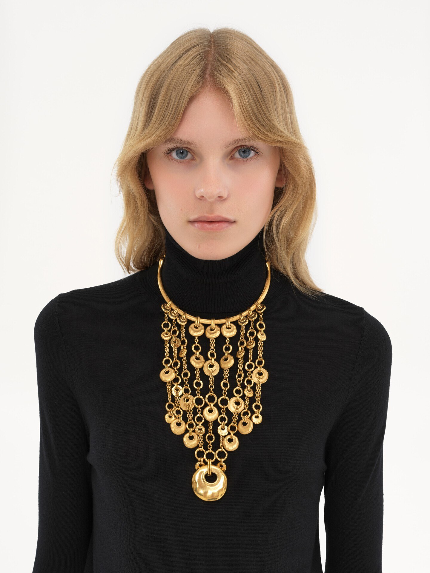 Fitted turtleneck in wool knit - 6