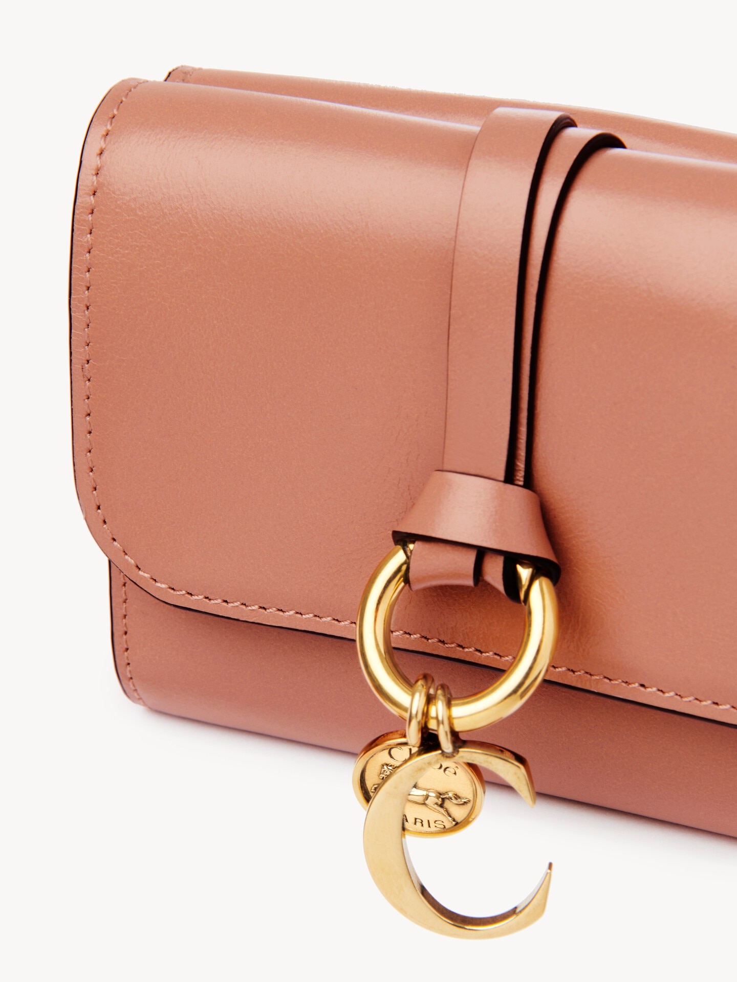 シャイニーレザー製Alphabetスモールトリフォールド - 6