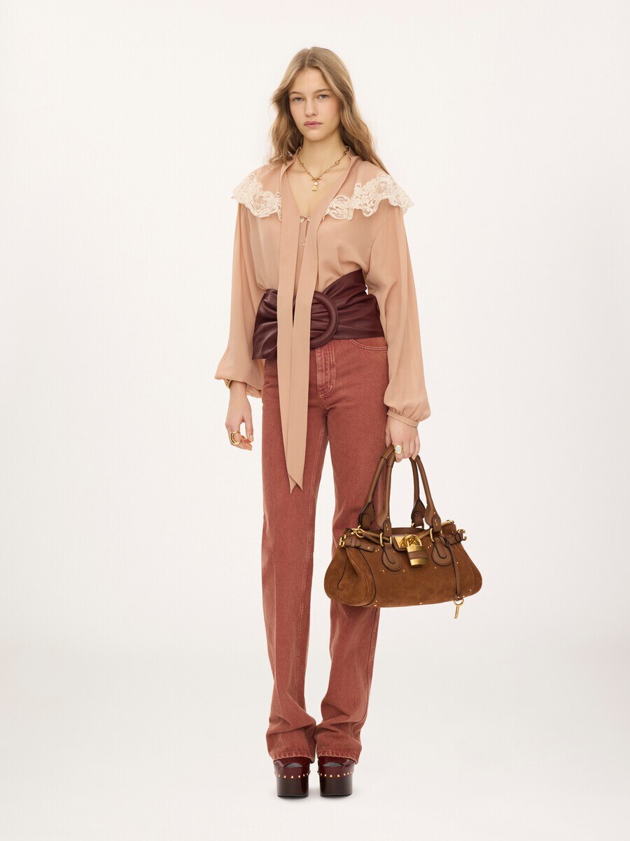 Paddington bag in suede leather - 8