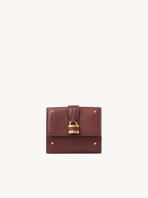 Mini Paddington tri-fold in grained leather