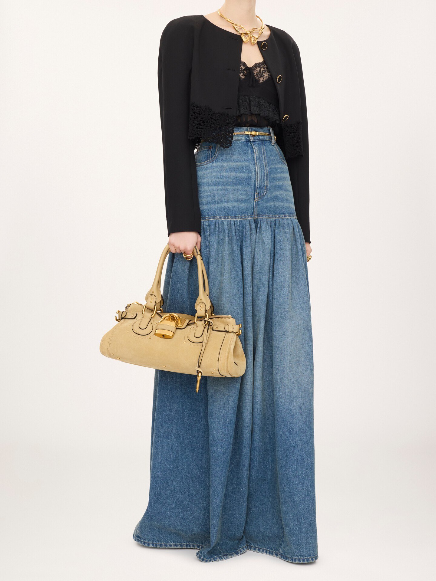 Paddington bag in suede leather - 8