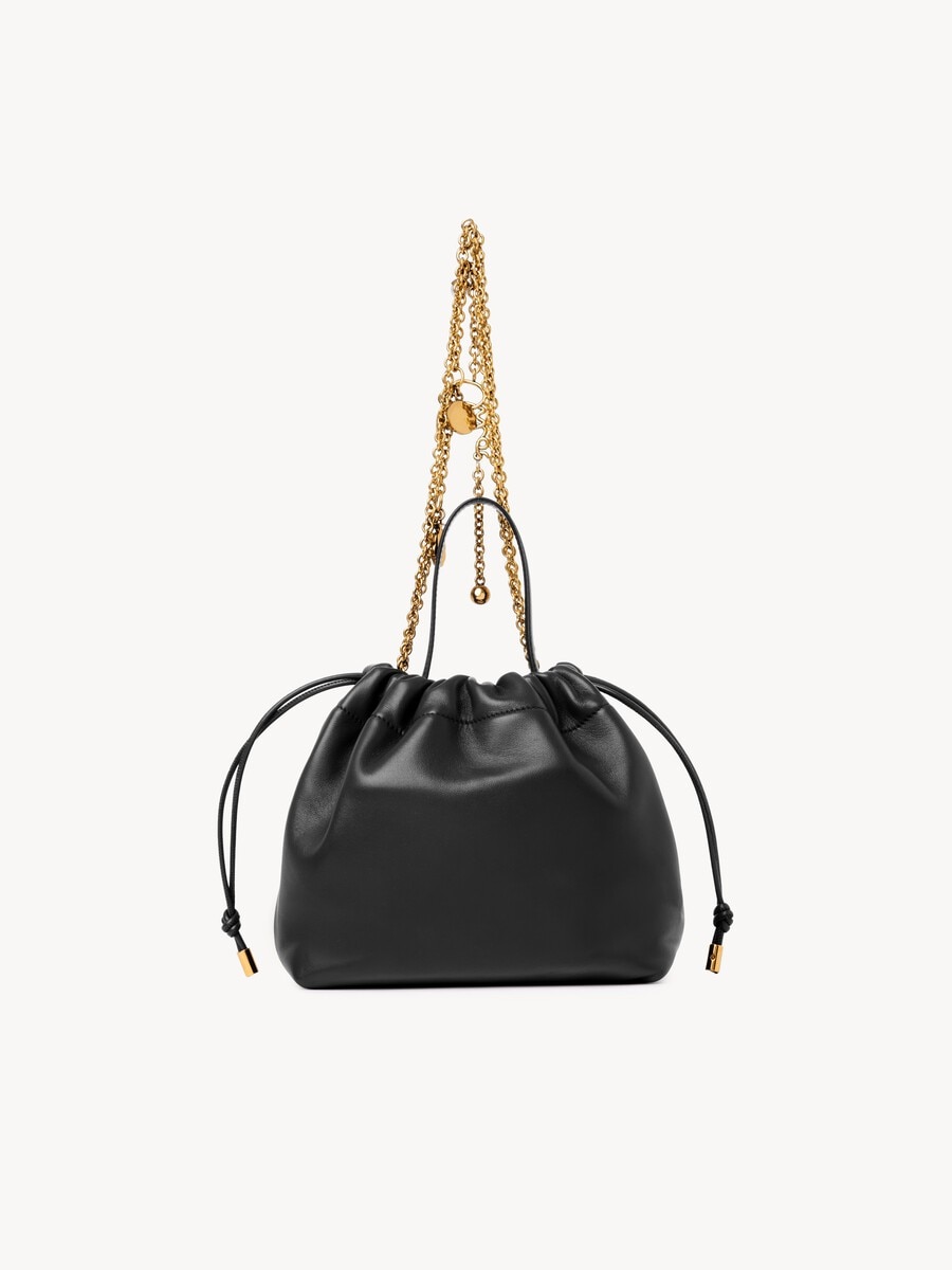 Small Chlo&eacute; Icons shoulder bag with chain in soft leather - 3