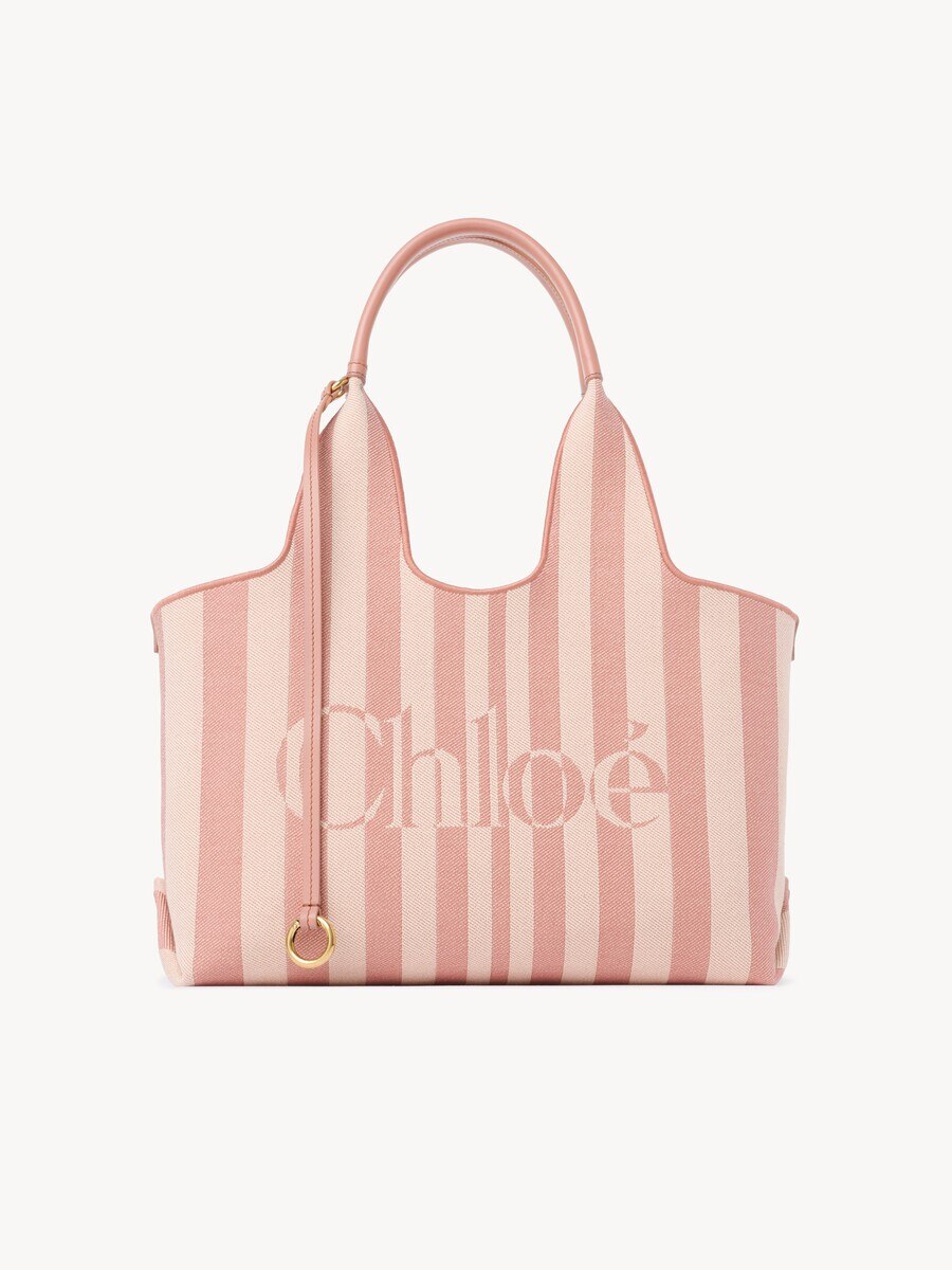 Chlo&eacute; Stripy east-west tote bag in jacquard - 2