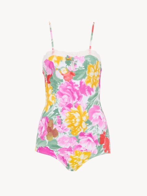 Body mit Gartenprint